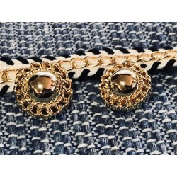 Bouton De Couture Ancien Doré - Mercerie Vintage, Référence 2307